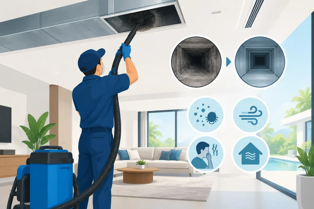 AC Duct Cleaning for Villas: Signs You Need It