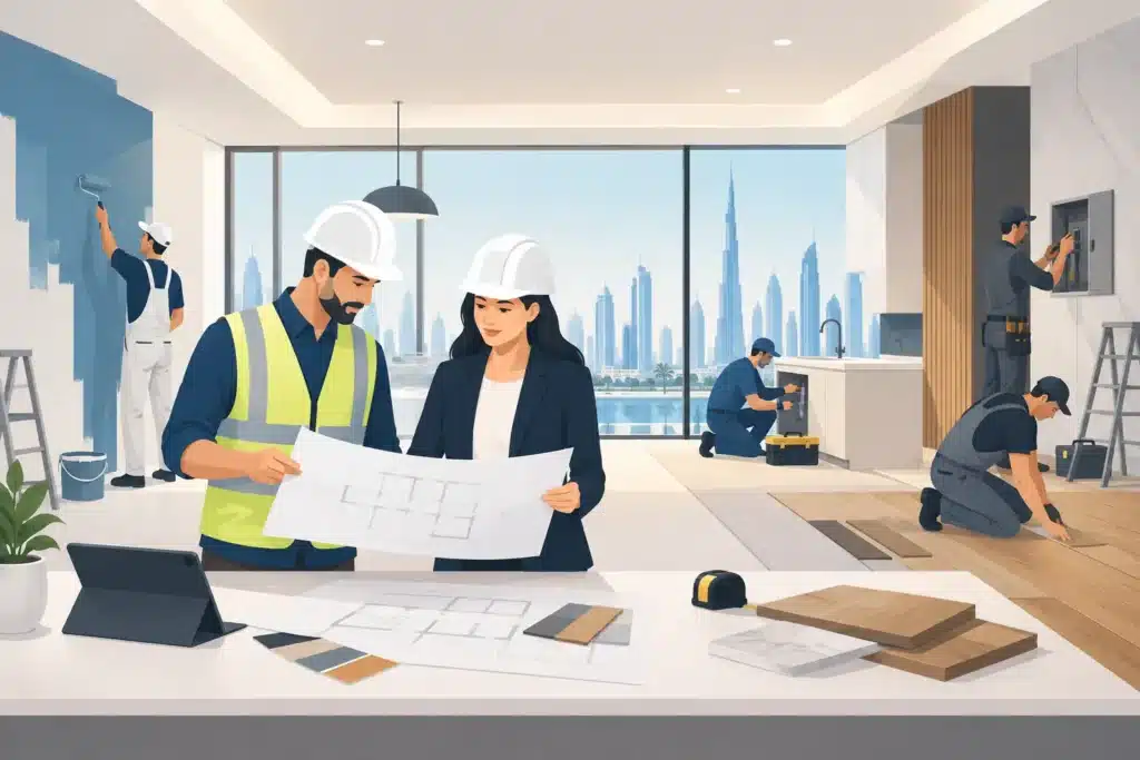 How to Plan a Multi-Trade Renovation in Dubai