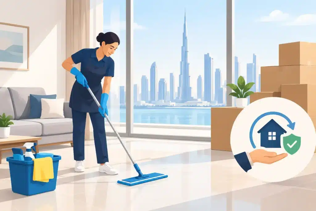 Move Out Cleaning for Deposit Return in Dubai